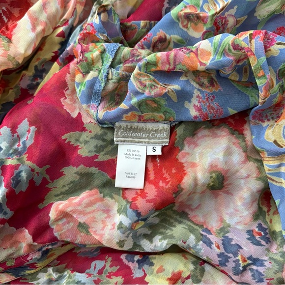 Coldwater Creek Floral A-Line Skirt - Multicolor - Picture 3 of 6